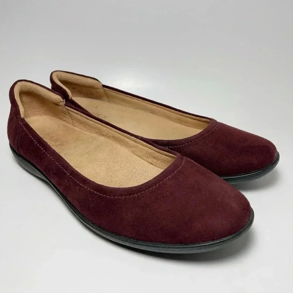 Naturalizer Womens Flexi Comfortable Slip On Carbernet Shoes
